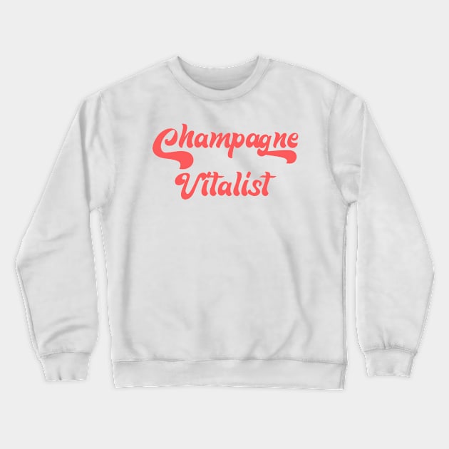 CHAMPAGNE VITALIST Crewneck Sweatshirt by Inner System